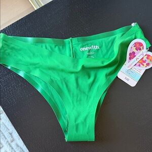Onewith Green Bikini Bottoms size small